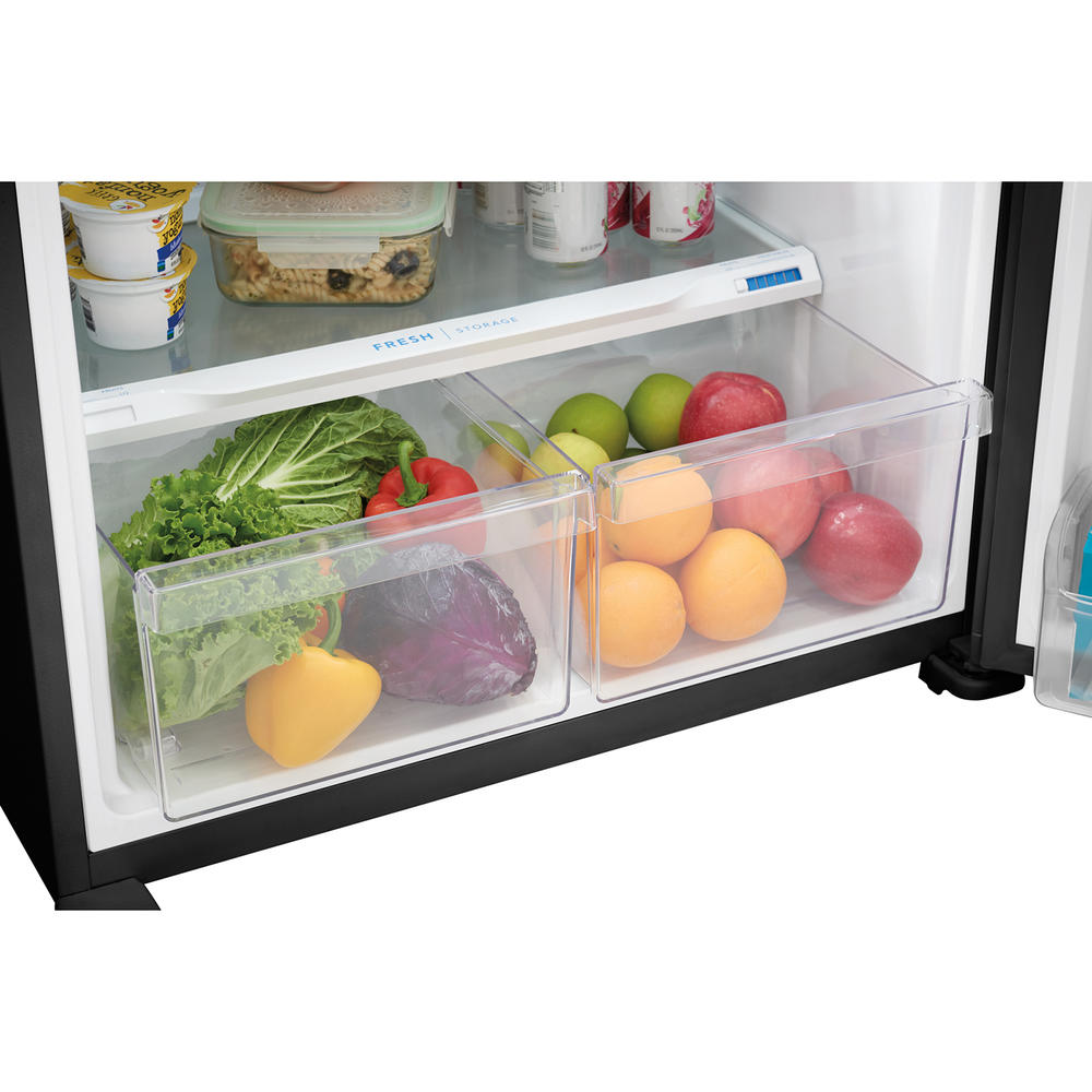 Frigidaire FFTR2045VB  20.0 cu. ft. Top Freezer Refrigerator &#8211; Black