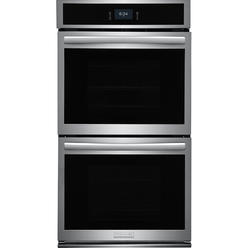 Frigidaire GCWD2767AF  27'' Double Electric Wall Oven with Total Convection &#8211; Smudge-Proof&#174; Stainless Steel