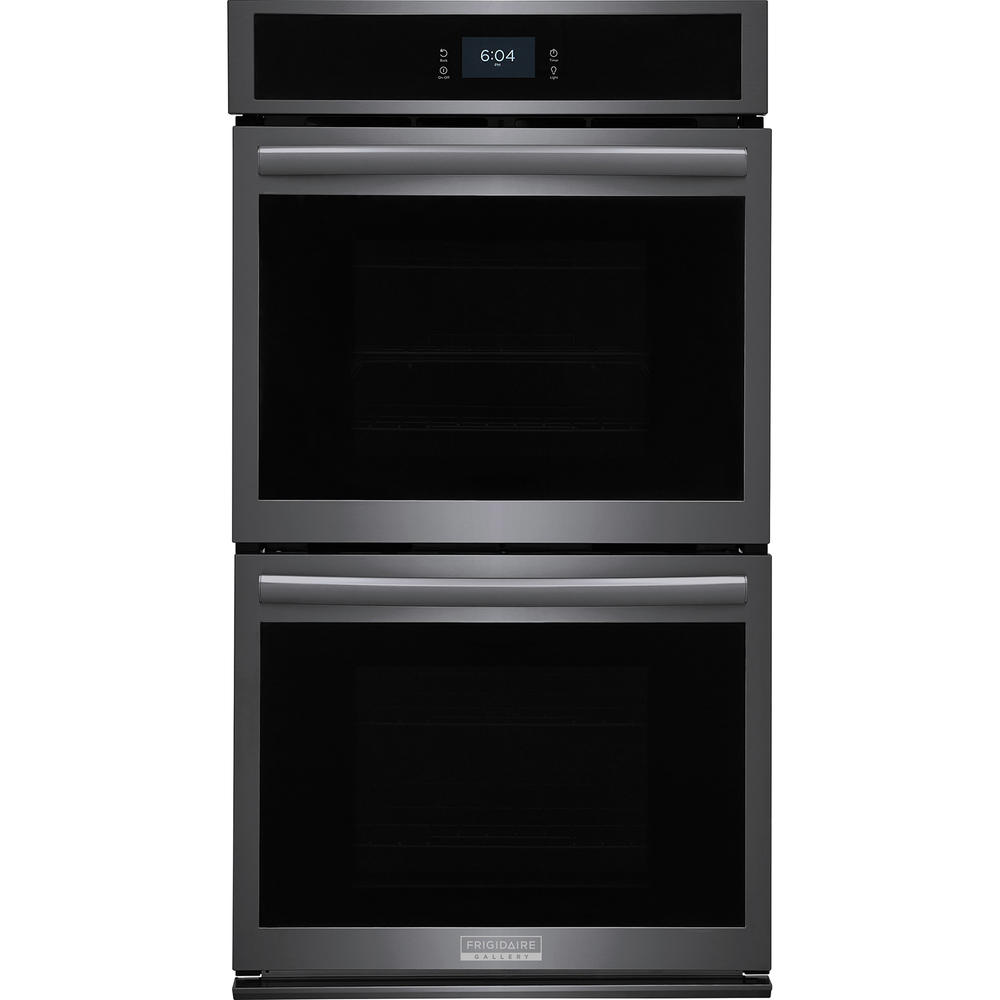 Frigidaire GCWD2767AD  27'' Double Electric Wall Oven with Total Convection &#8211; Smudge-Proof&#174; Black Stainless Steel
