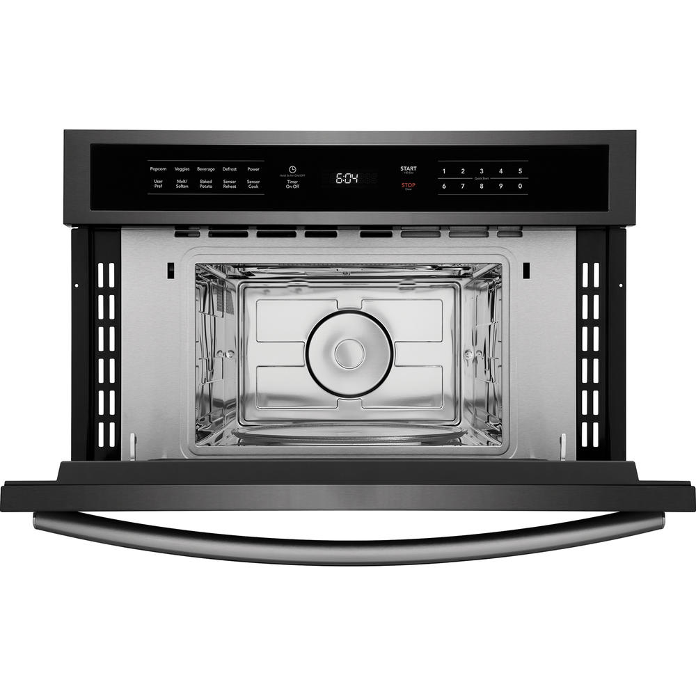 Frigidaire Gallery GMBD3068AD  30'' Built-In Microwave Oven with Drop-Down Door &#8211; Smudge-Proof&#174; Black Stainless Steel
