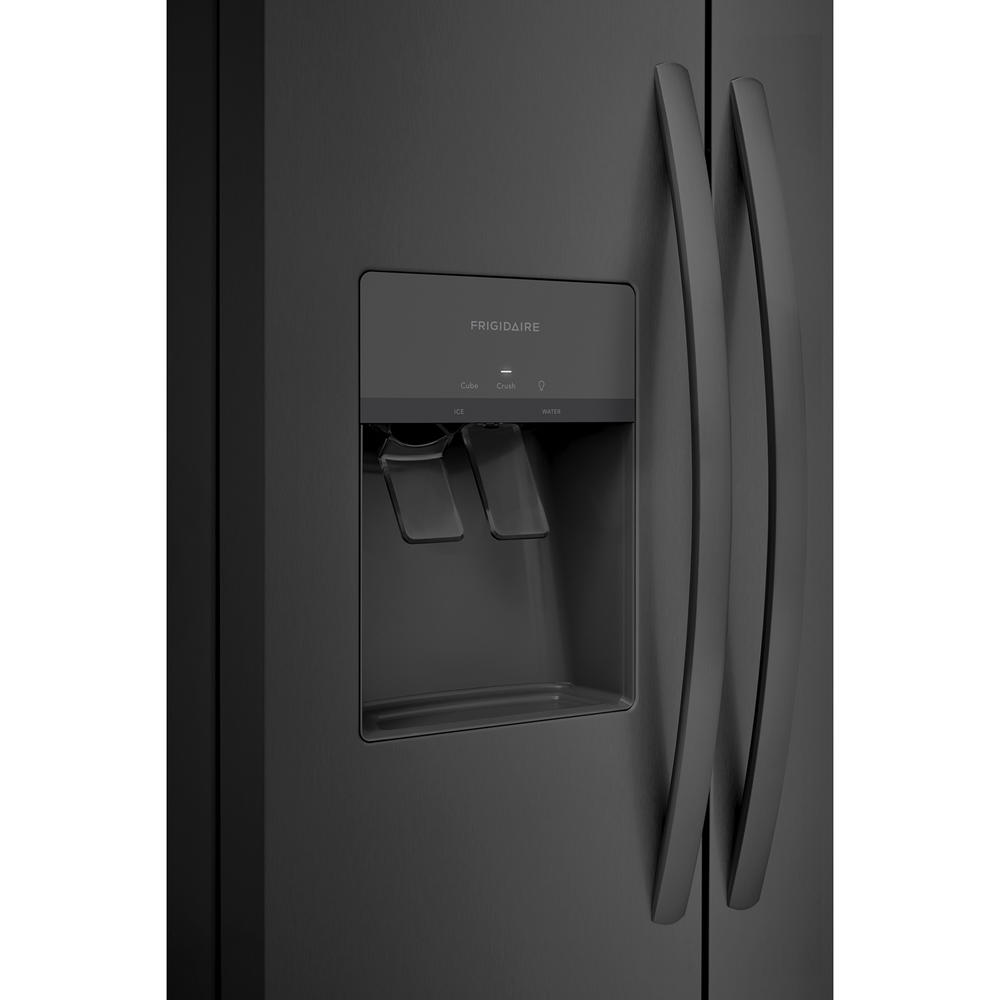 Frigidaire FRSS2623AD 25.6 cu. ft. SidebySide Refrigerator Black