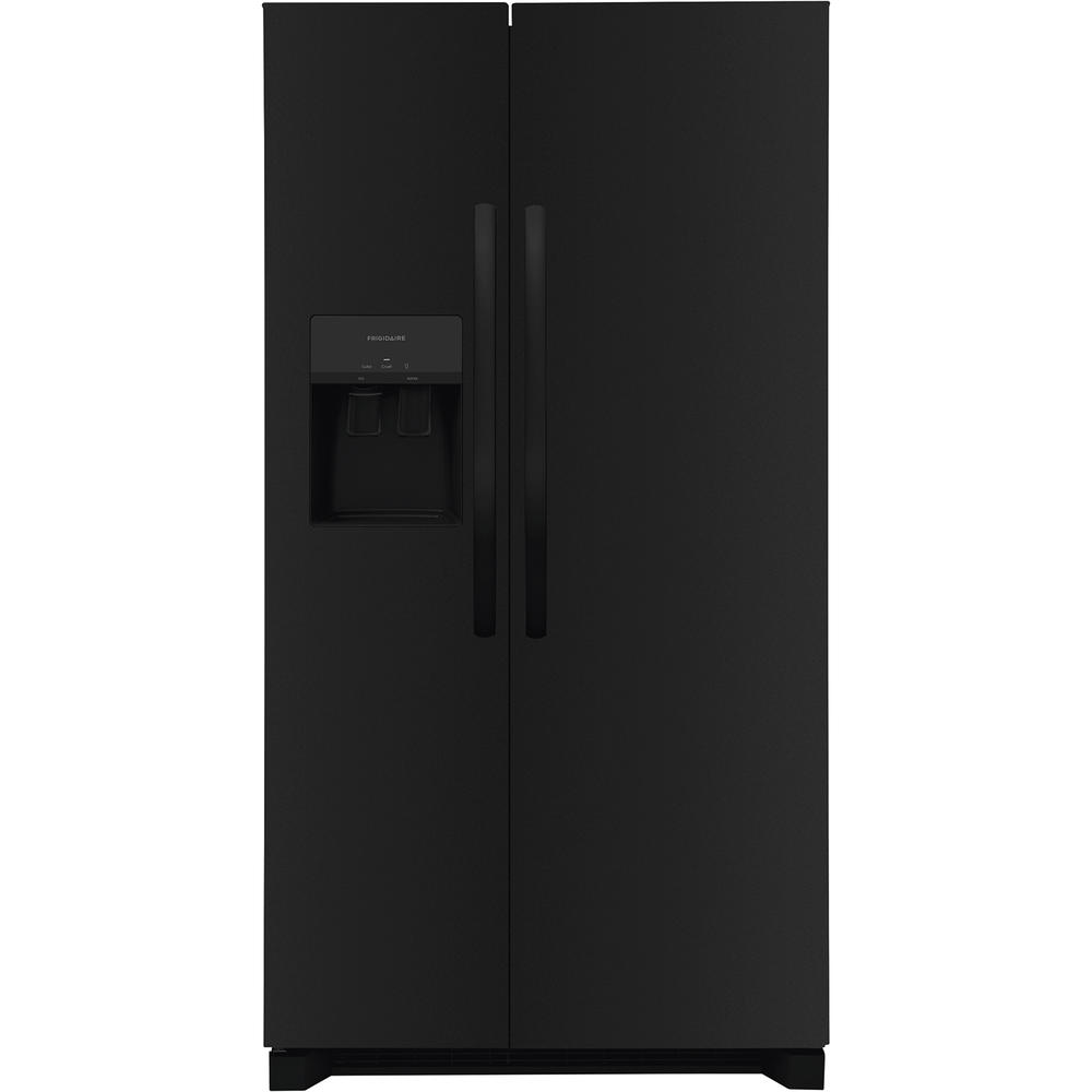 Frigidaire FRSS2623AB 25.6 cu. ft. Side-by-Side Refrigerator - Black