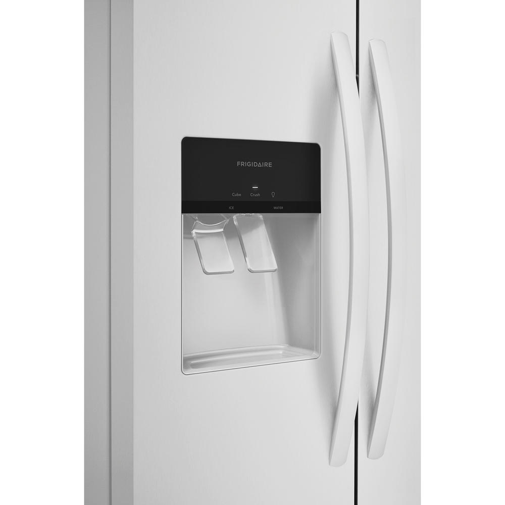 Frigidaire FRSS2623AW 25.6 cu. ft. SidebySide Refrigerator White