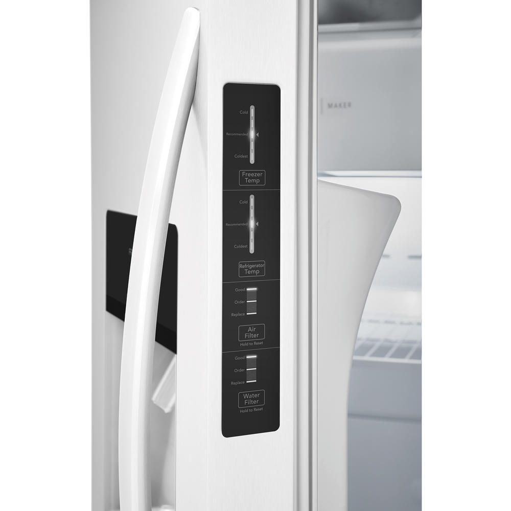 Frigidaire FRSS2623AW 25.6 cu. ft. Side-by-Side Refrigerator &#8211; White