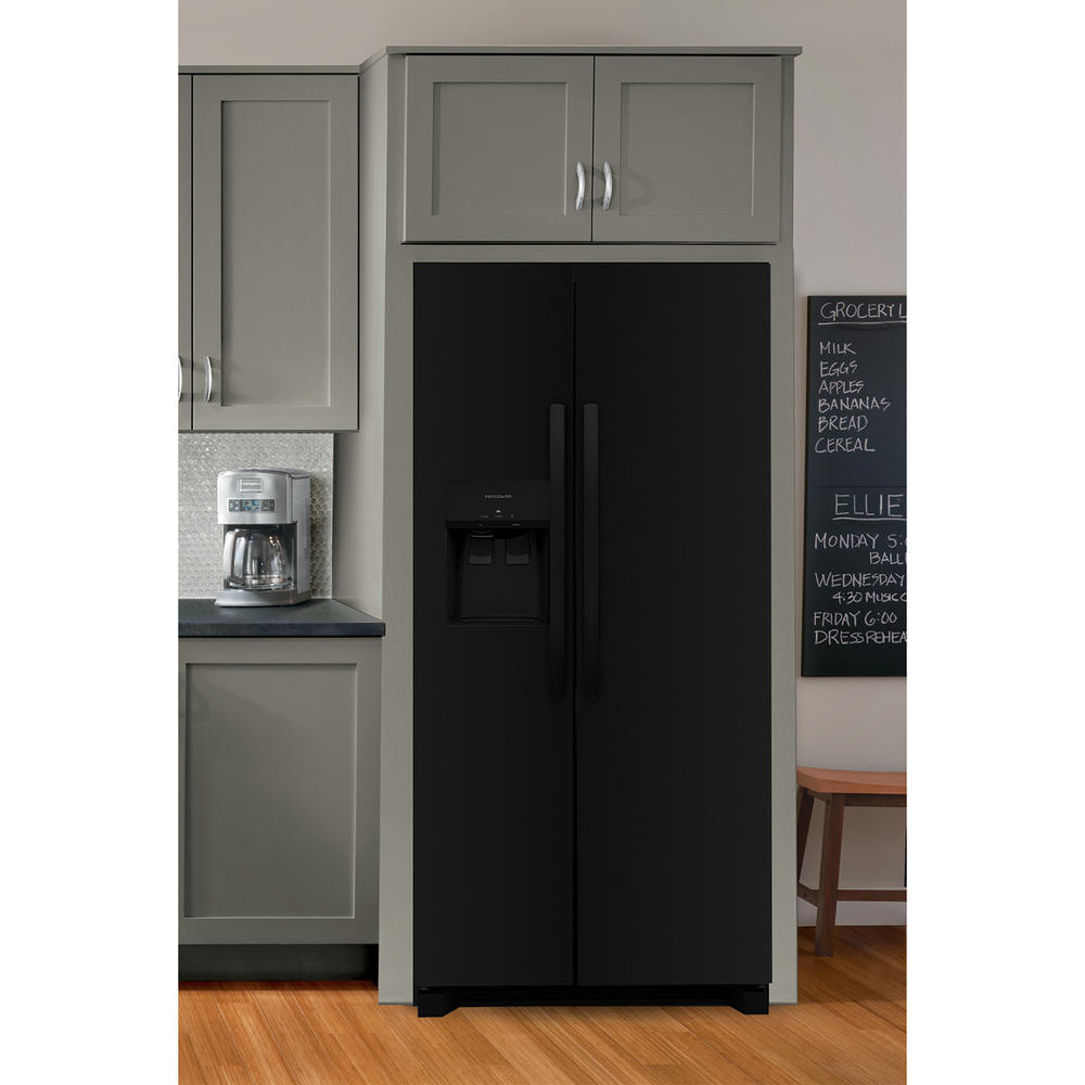 Frigidaire FRSS2323AB 22.3 cu. ft. 33-Inch-Wide Side-by-Side Refrigerator &#8211; Black