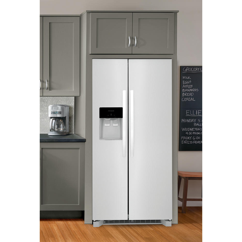 Frigidaire FRSS2323AW 22.3 cu. ft. 33-Inch-Wide Side-by-Side Refrigerator &#8211; White