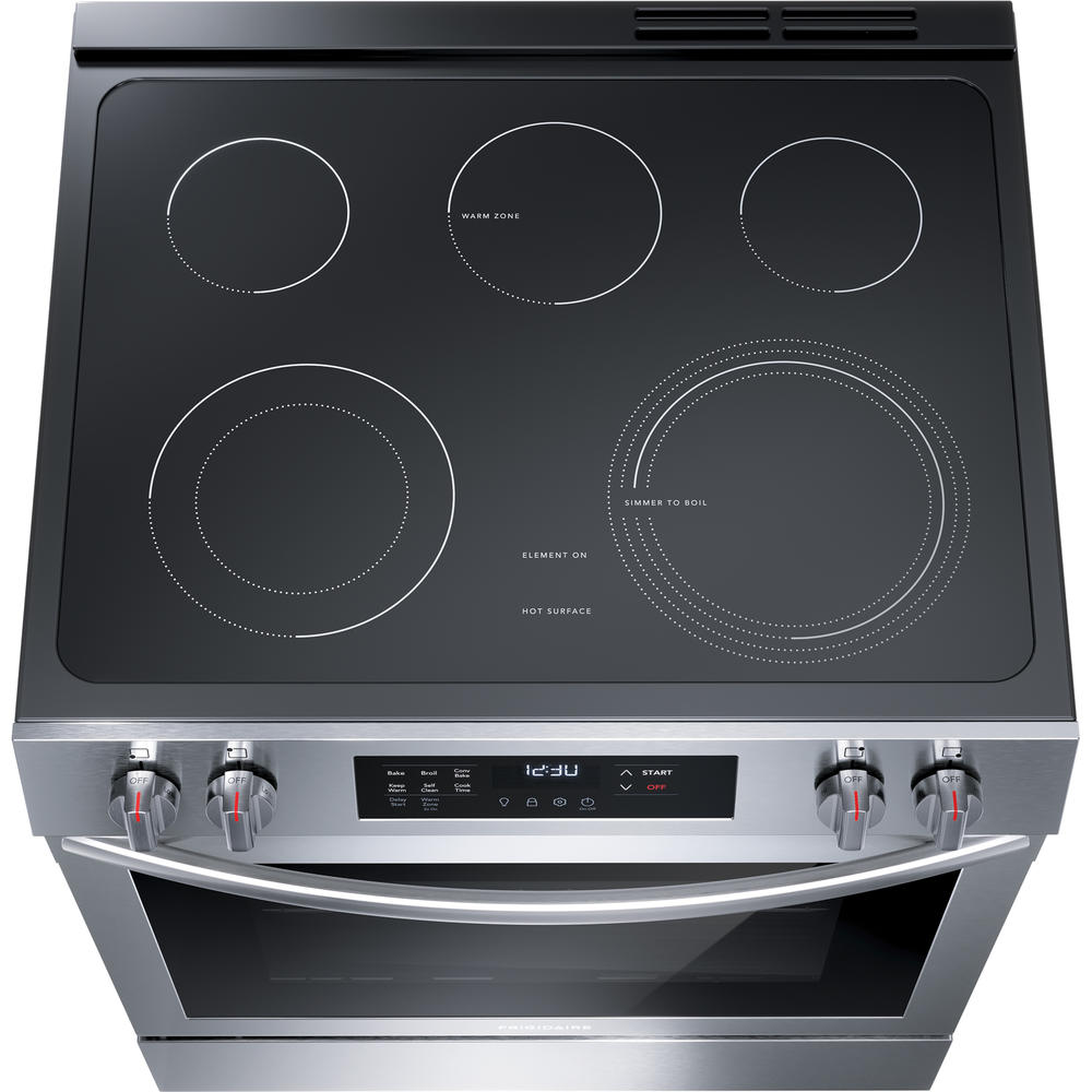 Frigidaire FCFE3083AS 30" Front Control Electric Slidein Range