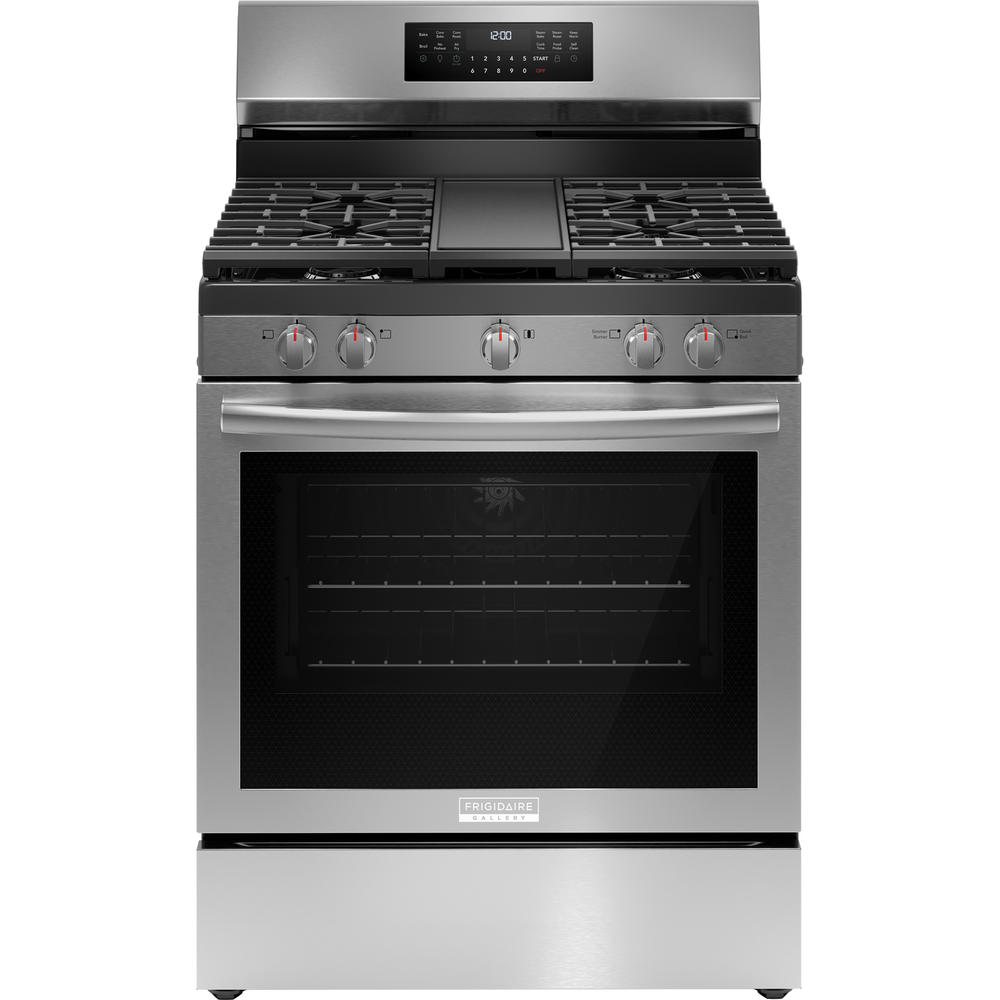 Frigidaire Gallery GCRG3060BF  30" Gas Range with No Preheat & Air Fry - Stainless Steel