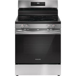 Frigidaire FCRE3062AS  30" Electric Freestanding Range with Steam Clean &#8211; Stainless Steel