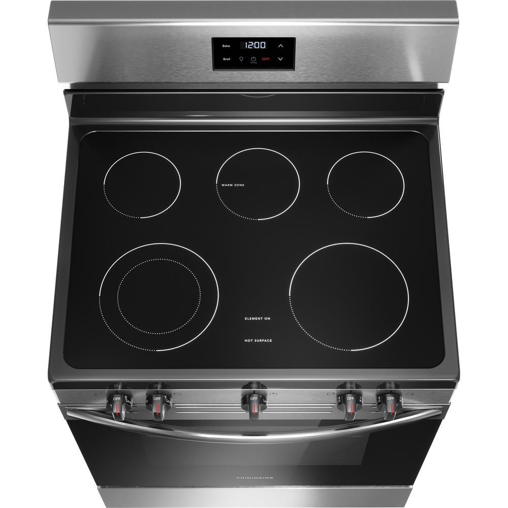 Frigidaire FCRE3052BS  30" Electric Freestanding Range &#8211; Stainless Steel