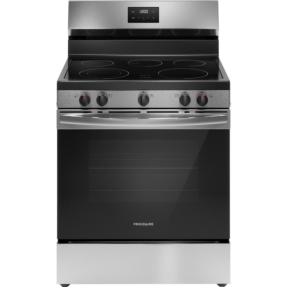 Frigidaire FCRE3052BS  30" Electric Freestanding Range - Stainless Steel