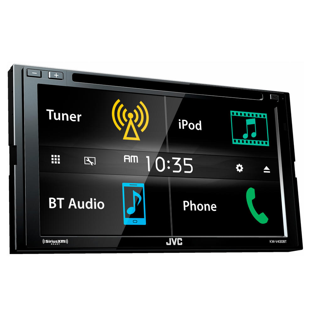 JVC Kenwood In-Dash 2 DIN AV Receiver with 6.8" touch Panel
