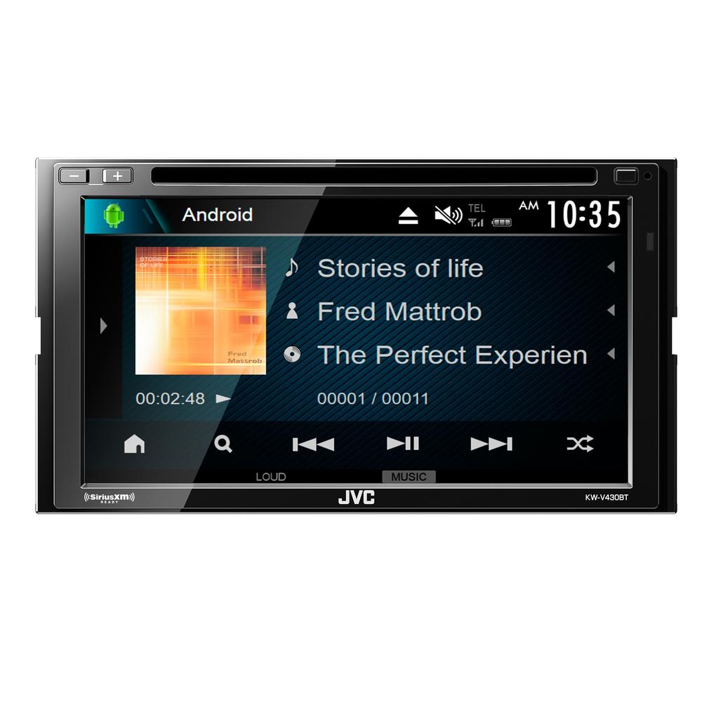 JVC Kenwood In-Dash 2 DIN AV Receiver with 6.8" touch Panel