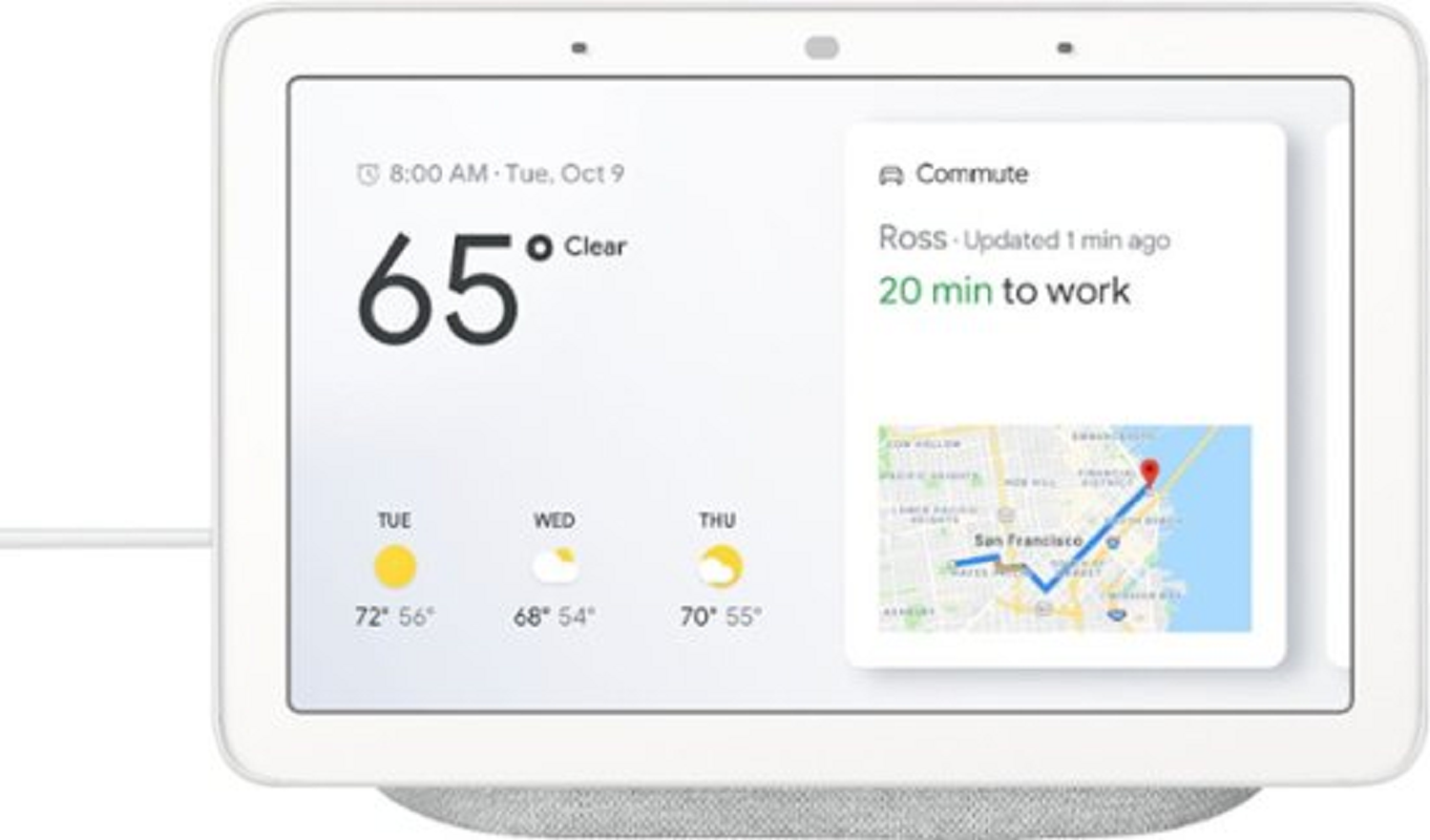 google home hub white screen
