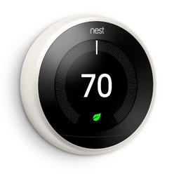 Nest T3017US Learning Thermostat, White (3rd Generation)