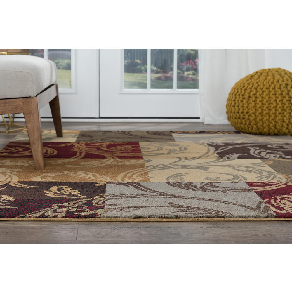 Tayse Rugs Impressions Reagan Floral Area Rug - 7'10'' x 10'3