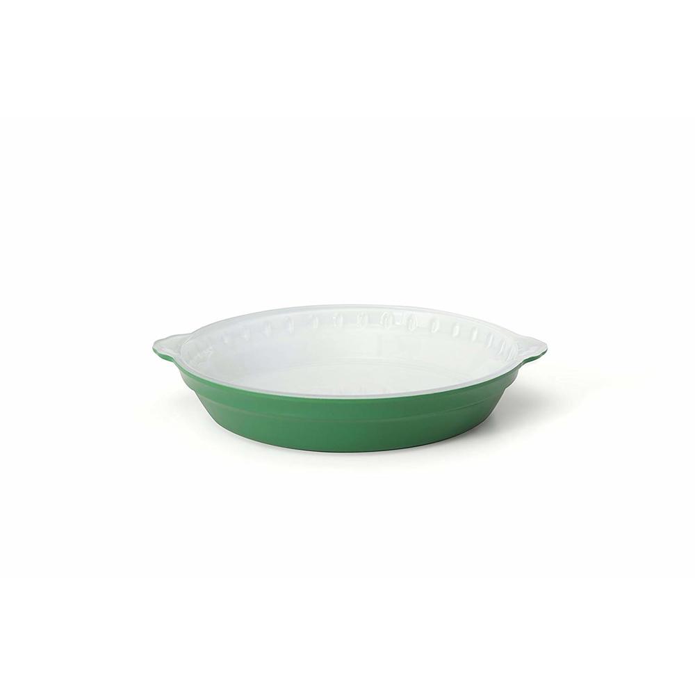 Creo SmartGlass Cookware, 9-inch Pie Pan, Bali Green
