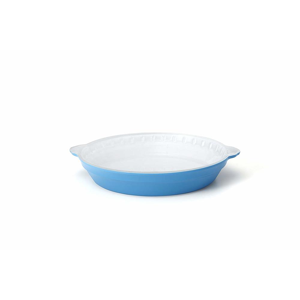 Creo SmartGlass Cookware, 9-inch Pie Pan, Mediterranean Blue