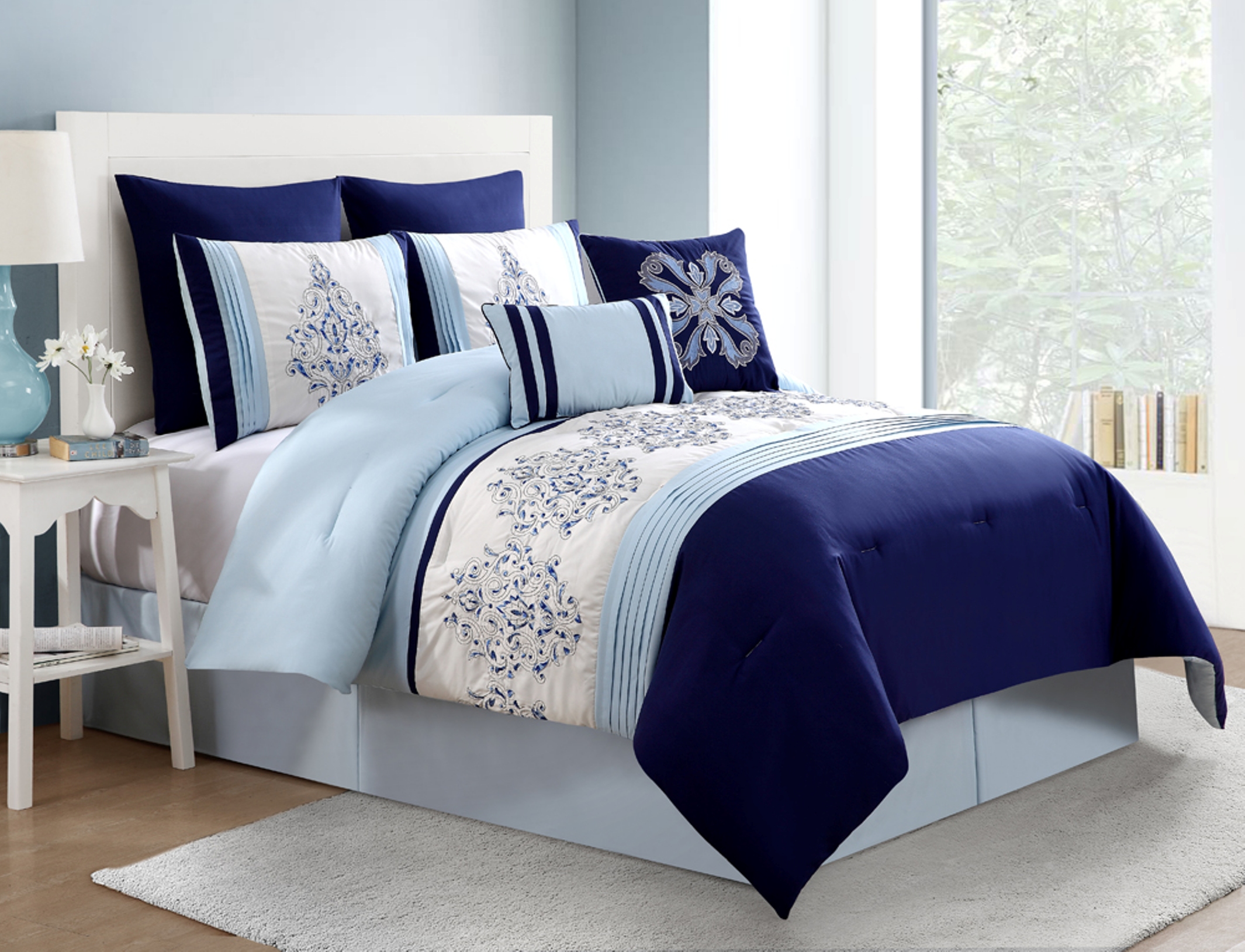 The Great Find Isabella Comforter Set Blue Home Bed Bath