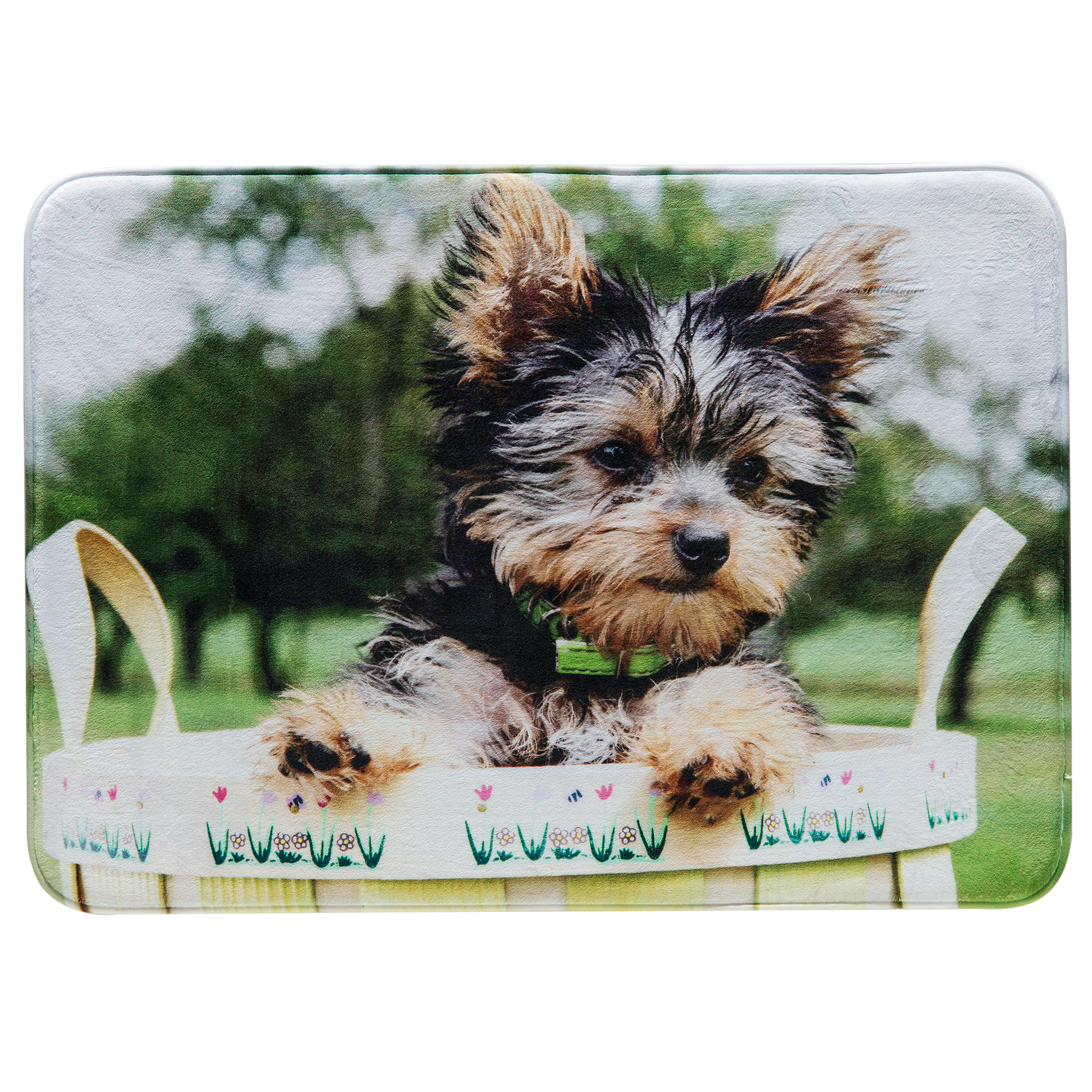 Barkley By35a Yorkshire Terrier Doormat - 1.5&#8217; x 2.5&#8217;