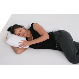 Deluxecomfort L Side Sleeper Pillow White