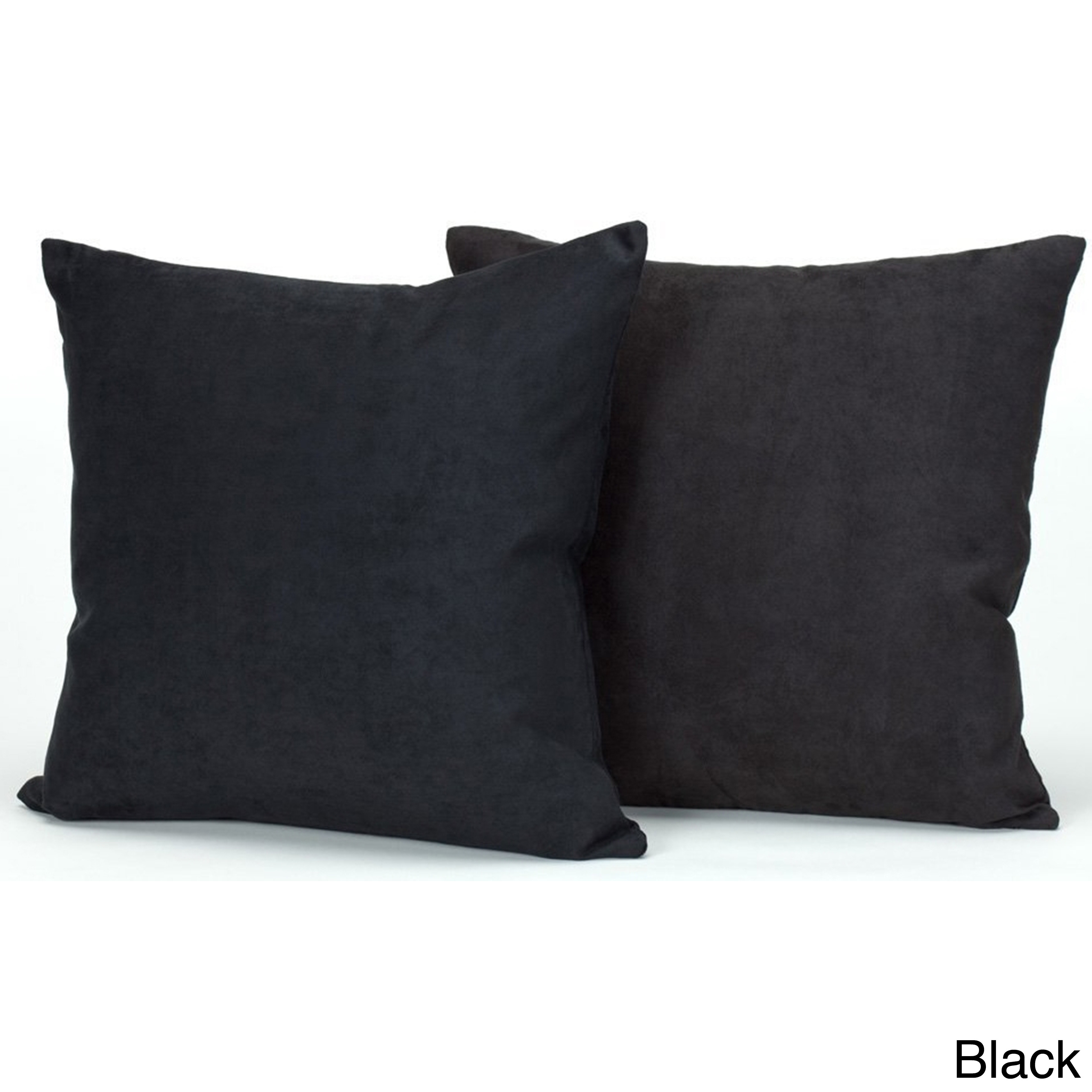 Deluxe Comfort Microsuede Decorative Couch Pillows 18x18in.Feather