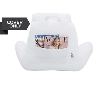 Hitnotion White Cover Only For The Husband Pillow Bedrest