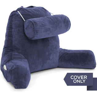 Hitnotion Dark Blue Cover Only For The Husband Pillow Bedrest