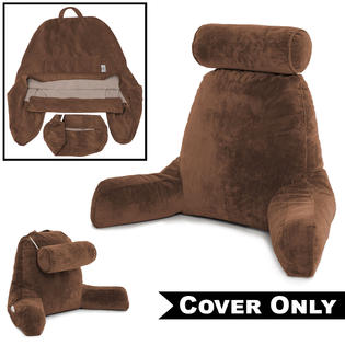 Hitnotion Chocolate Cover Only For The Husband Pillow Bedrest