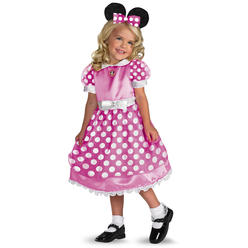 Disney Costumes For All Occasions Dg50105S Clubhouse Minnie Pink Sm 2T