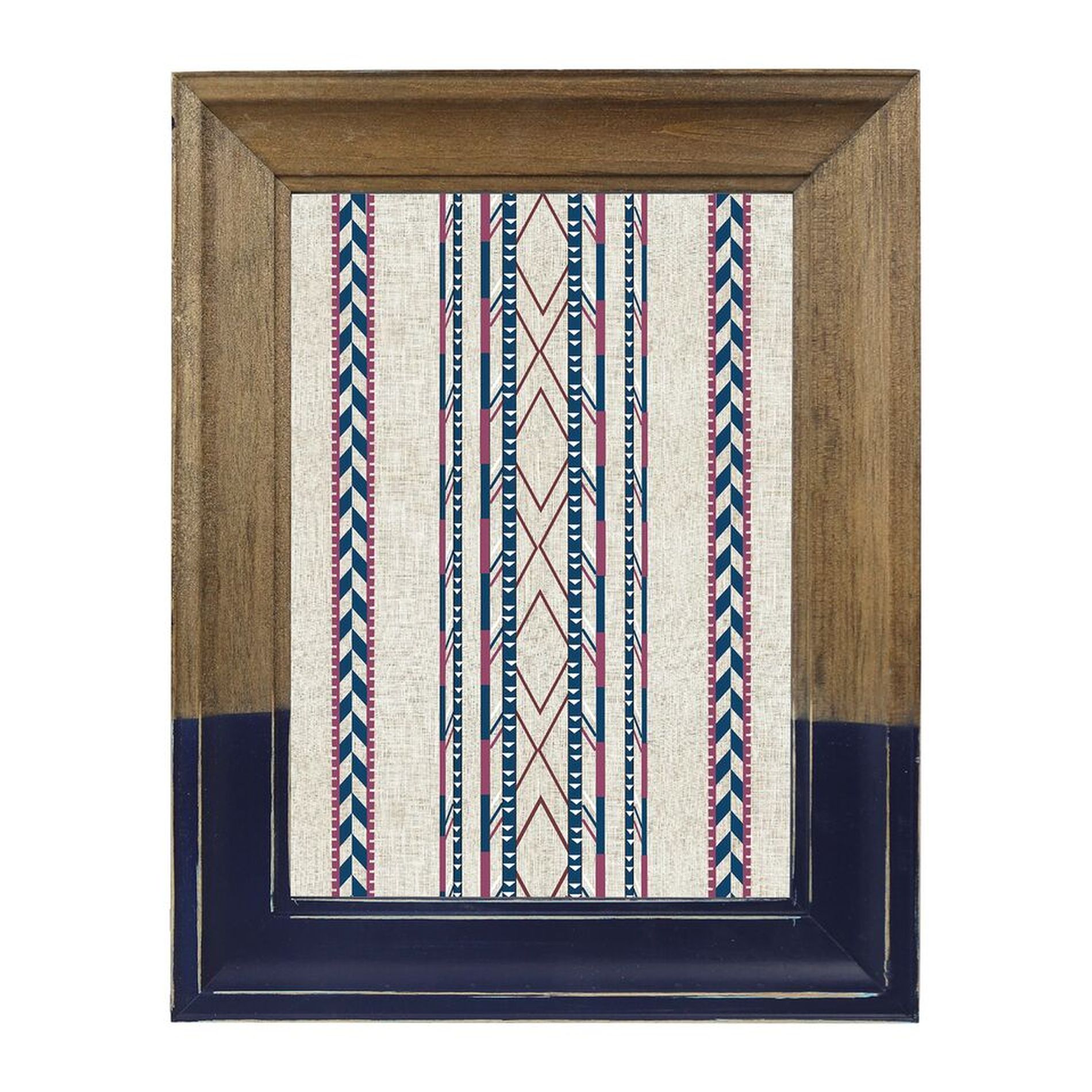 5” x 7” Wooden Frame - Brown/Navy 5” x 7” Wooden Frame - Brown/Navy