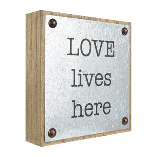 Galvanized Wall Decor Box