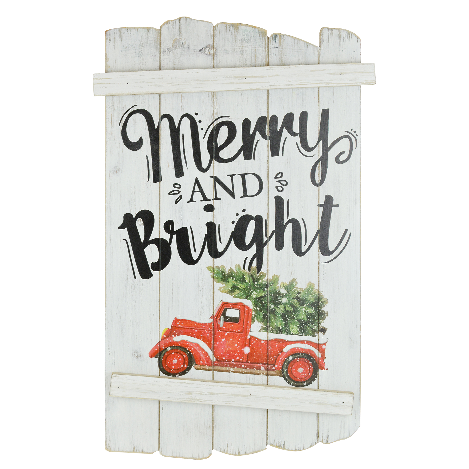 Merry and Bright Wall Plaque