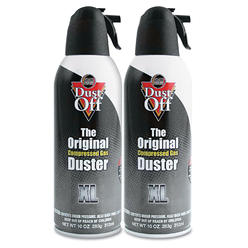Dust-Off Disposable Compressed Air Duster, 10 oz Cans, 2/Pack