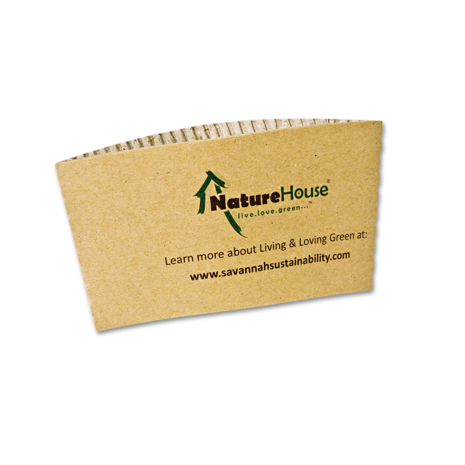 Nature House SVAS01 NatureHouse Hot Cup Sleeves, Fits 8oz Cups, 50/Pack