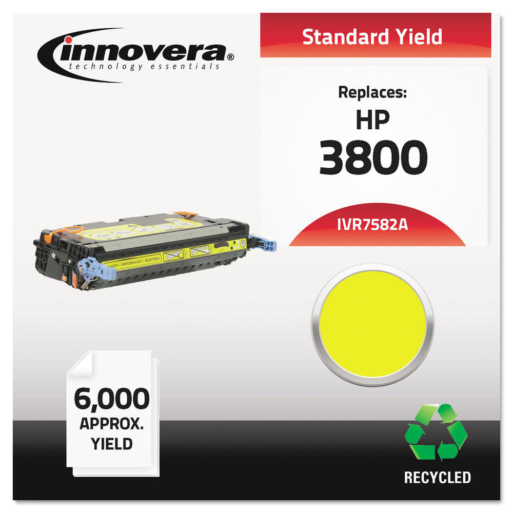 Innovera IVR7582A Remanufactured Q7582A (503A) Toner, Yellow