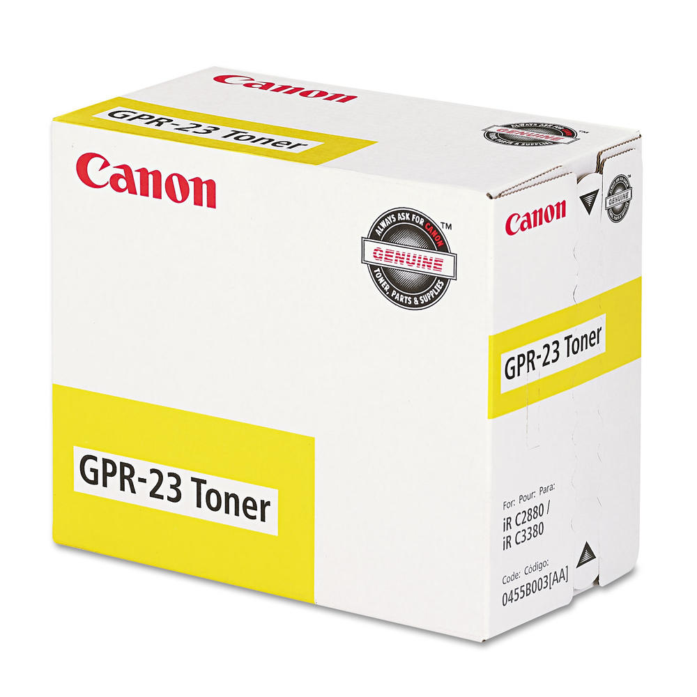 Canon CNM0455B003AA 0455B003AA (GPR-23) Toner, Yellow