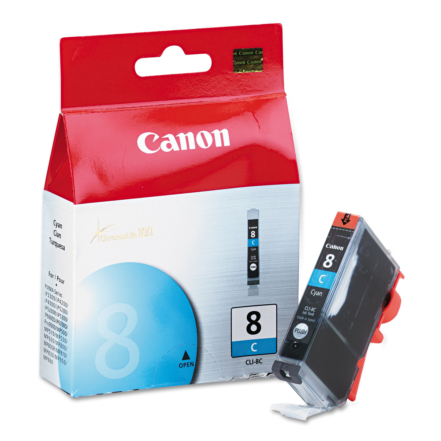 Canon CNMCLI8C CLI8C (CLI-8) Ink, Cyan