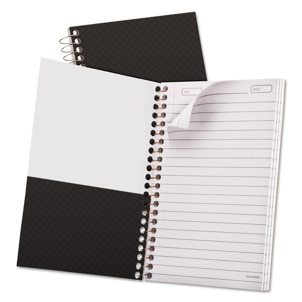 Ampad TOP20803 Gold Fibre Personal Notebook, College/Medium, 7 x 5, Grey Cover, 100 Sheets