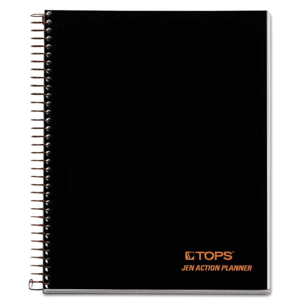 TOPS TOP63827 ™ JEN Action Planner, Ruled, 8 1/2 x 6 3/4, White, 84 Sheets