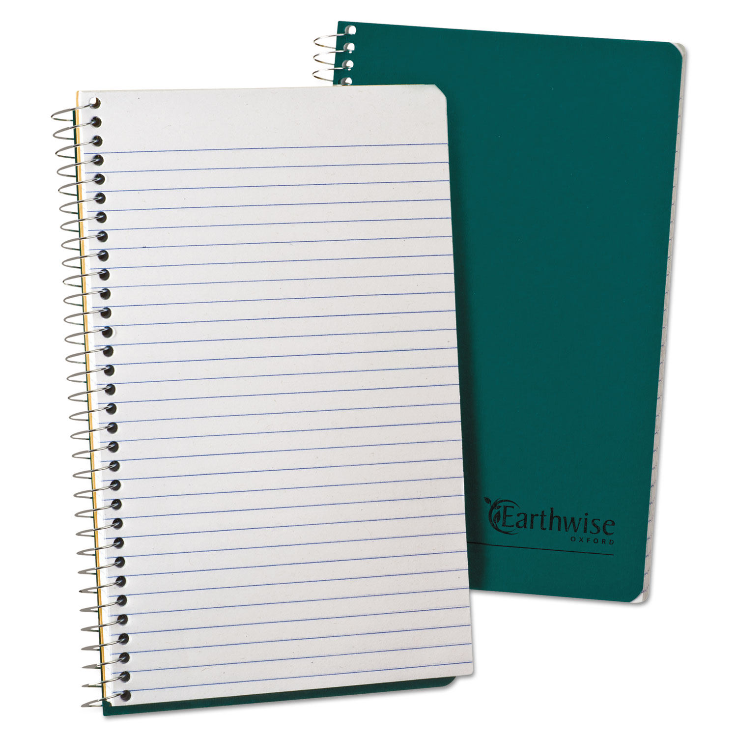 Oxford TOP25400 Earthwise Single Subject Notebook, Narrow Rule, 8 x 5, White Paper, 80 Sheets