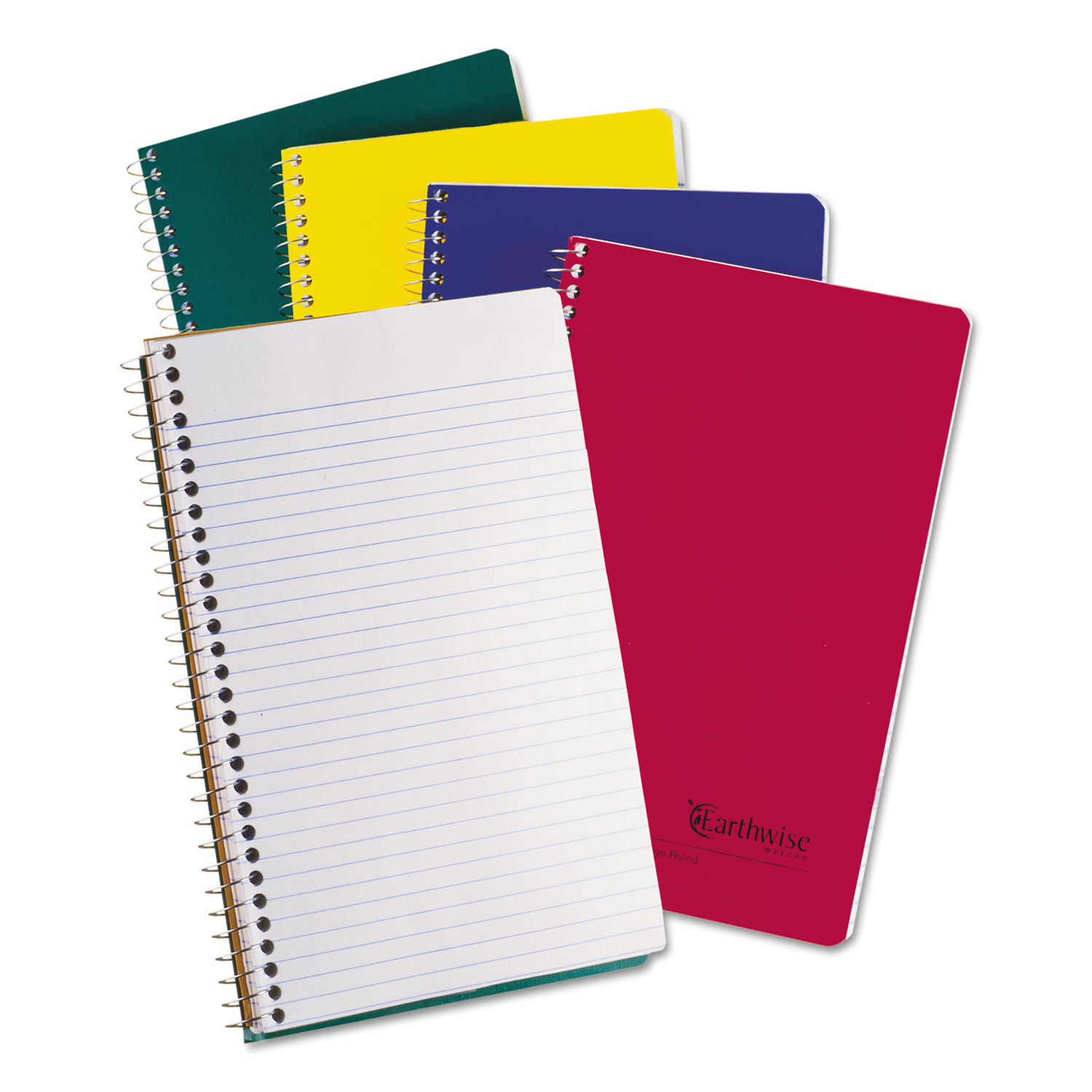 Oxford TOP25447 Earthwise Small Size Notebook, College/Medium, 9 1/2 x 6, White, 150 Sheets