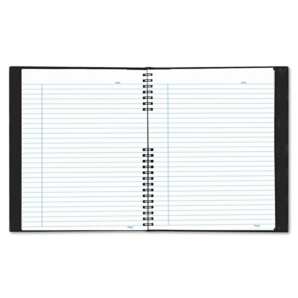 Blueline REDA10200EBLK NotePro Executive Notebook, College/Margin Rule, 11 x 8 1/2, WE, 100 Sheets