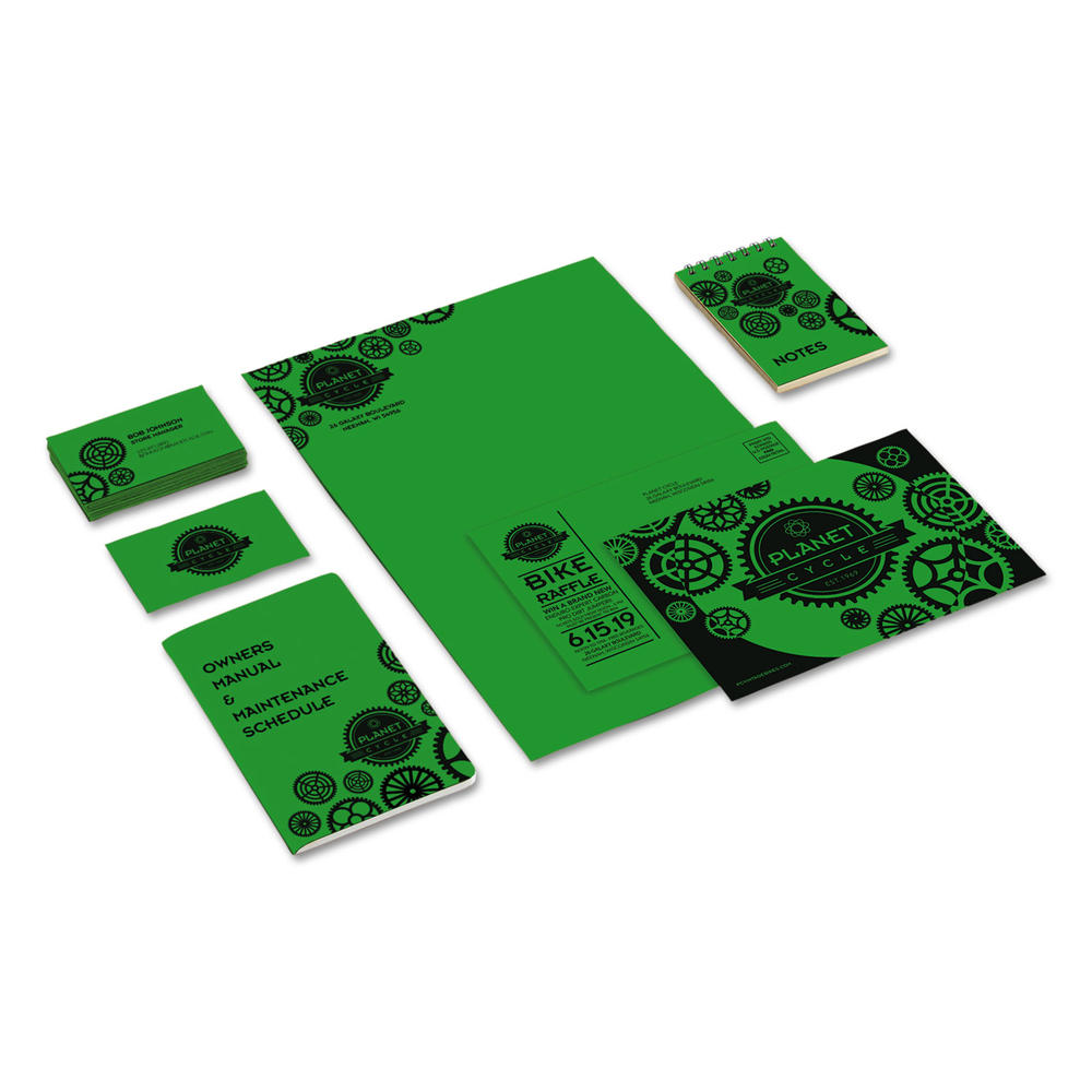 Astrobrights WAU22741 Color Cardstock, 65lb, 8 1/2 x 11, Gamma Green, 250 Sheets
