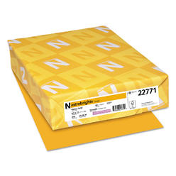 Astrobrights Wausau Paper 22771 Astrobrights Colored Card Stock  65lb  Galaxy Gold  Letter  250 Sheets per Pack