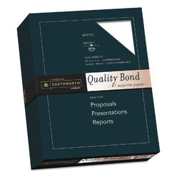 Southworth Co Southworth 3162010 Credentials Fine Quality Bond Paper  White  24lb  Letter  500 Sheets per Box