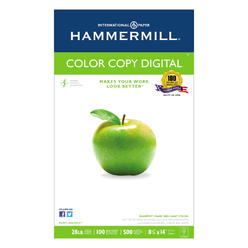 Hammermill Printer Paper, Premium Color 28 lb Copy Paper, 8.5 x 14-1 Ream (500 Sheets) - 100 Bright, Made in the USA