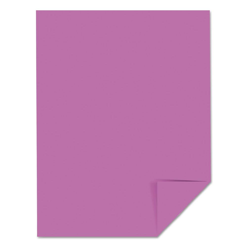 Astrobrights WAU21951 Color Cardstock, 65 lb, 8 1/2 x 11, Outrageous Orchid, 250 Sheets