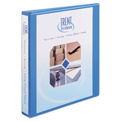avery heavy-duty view 3 ring binder, 1" one touch slant rings, holds 8.5" x 11" paper, 1 light blue binder (05301)