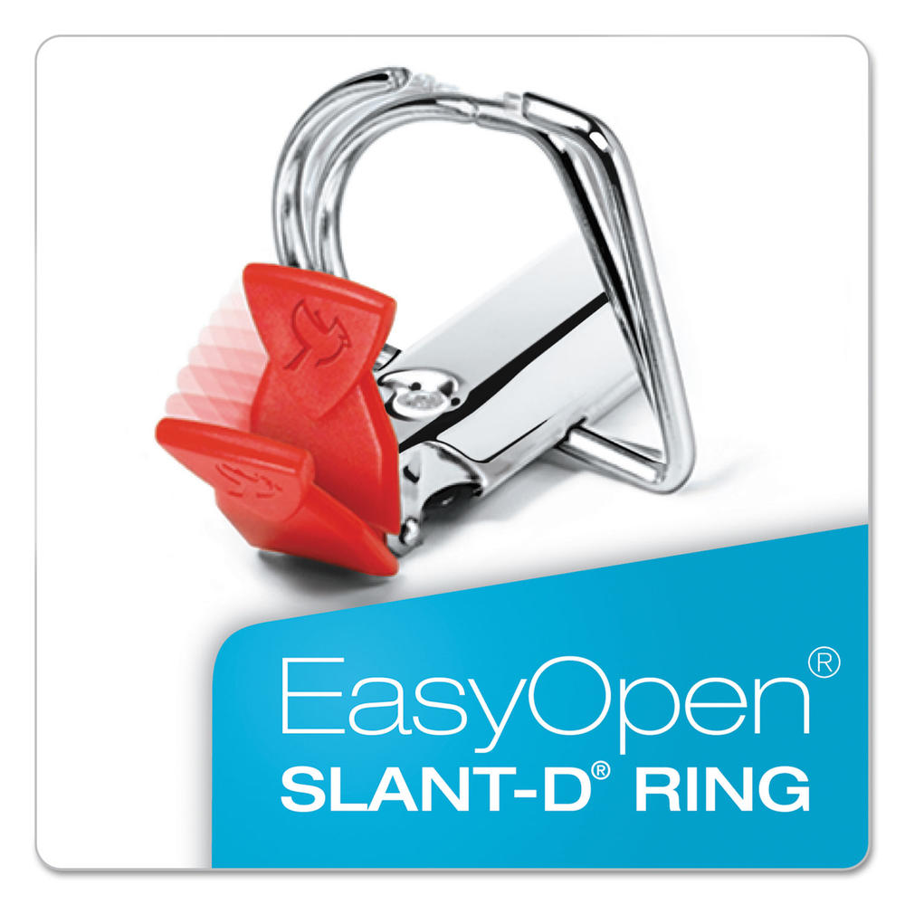 Cardinal Supplies CRD43100 FreeStand Easy Open Locking Slant-D Ring Binder, 1" Cap, 11 x 8 1/2, White